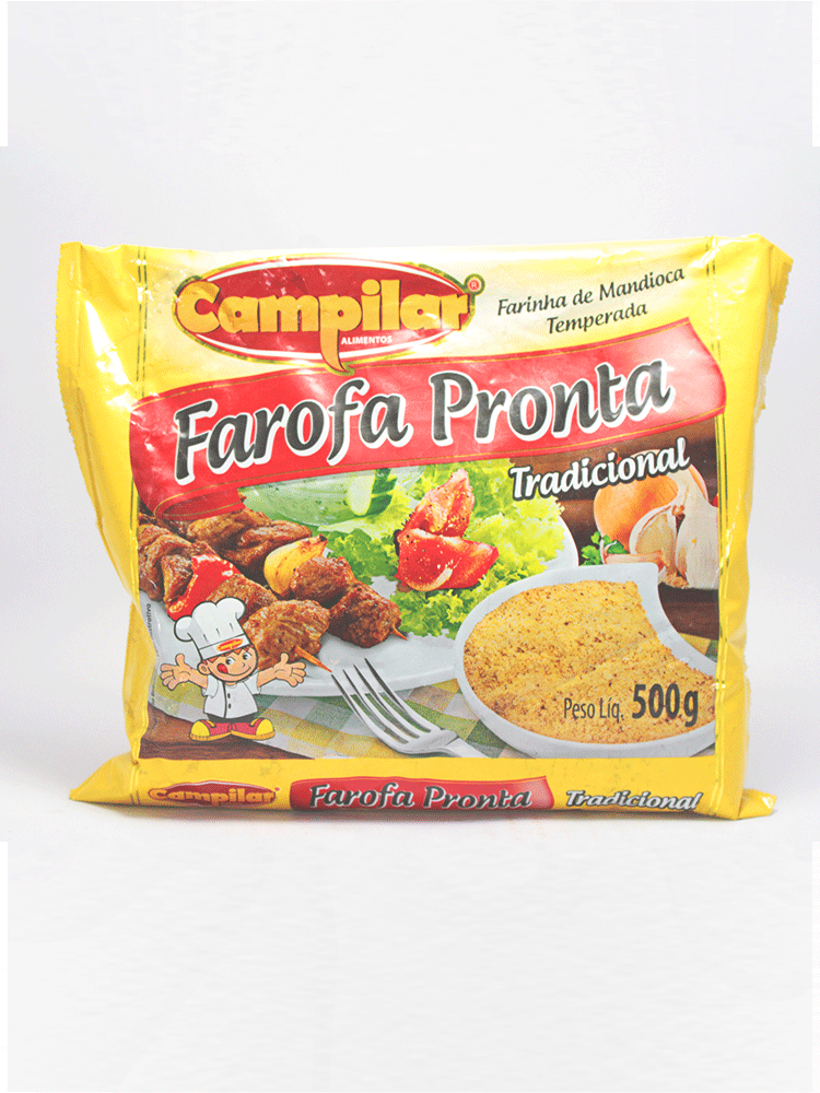 Campilar Farofa de Mandioca Tradicional 500 Gr.