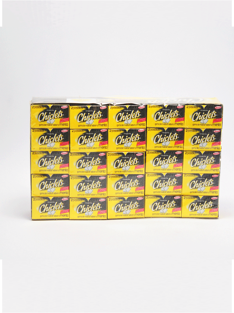 Chiclets 100 Unidades 280 Gr.