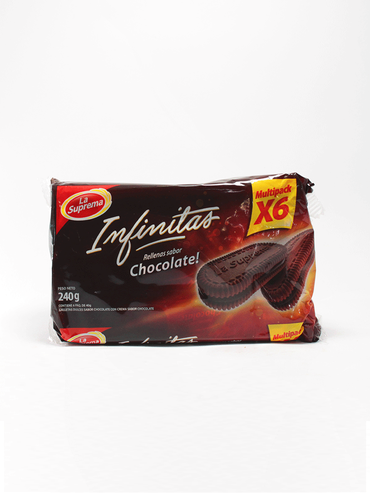 Infinitas Chocolate 240 Gr.