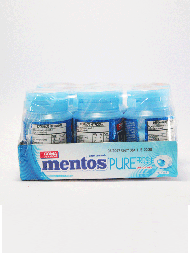 Mentos Pure Fresh 6 Unidades 336 Gr.