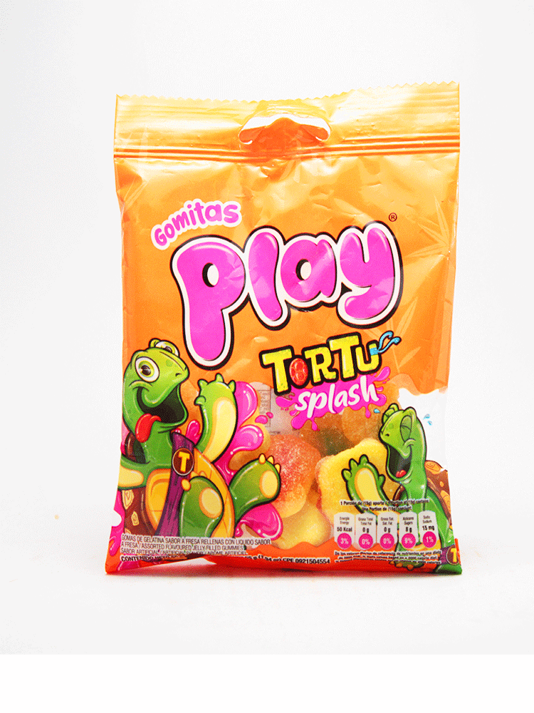Gomitas Play Tortu Splash 55 Gr.