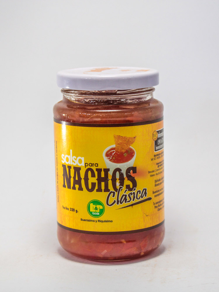 B y R Salsa para Nachos 520 Gr.