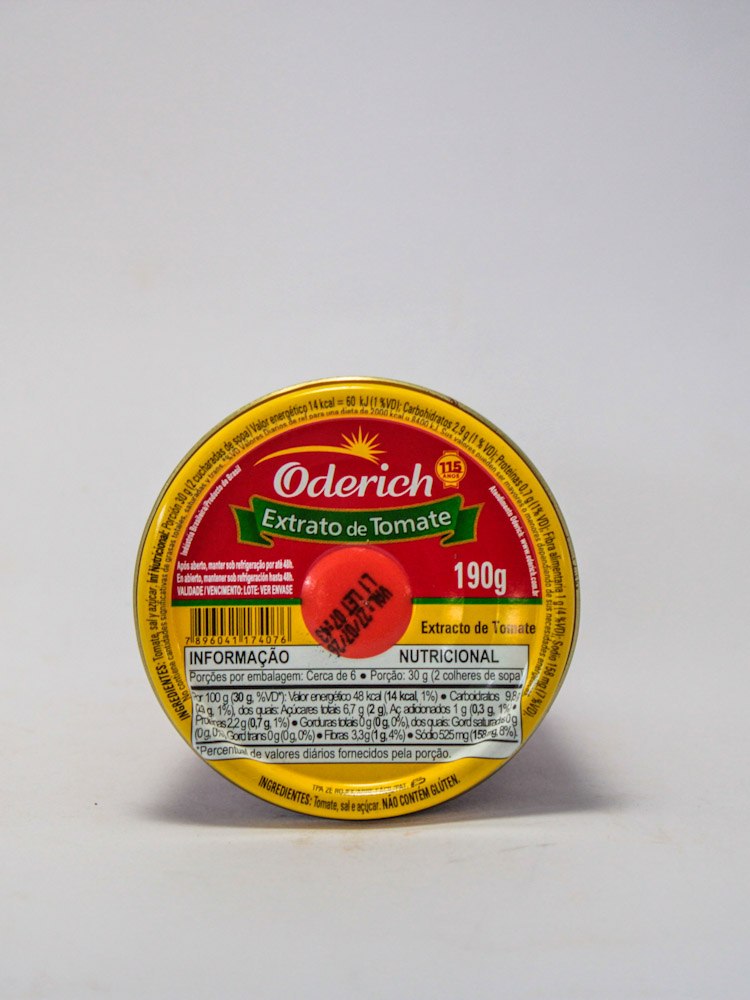 Oderich Extracto de Tomate 140 Gr.