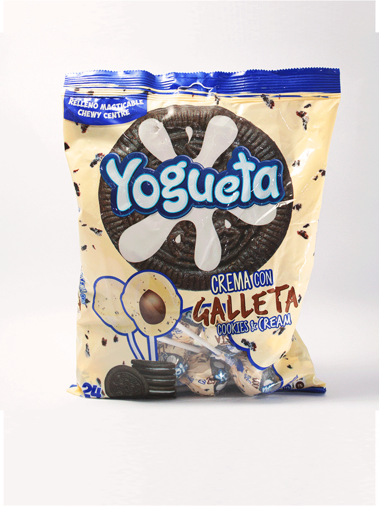 Yogueta Cookies Crema 24 Unidades 360 Gr.