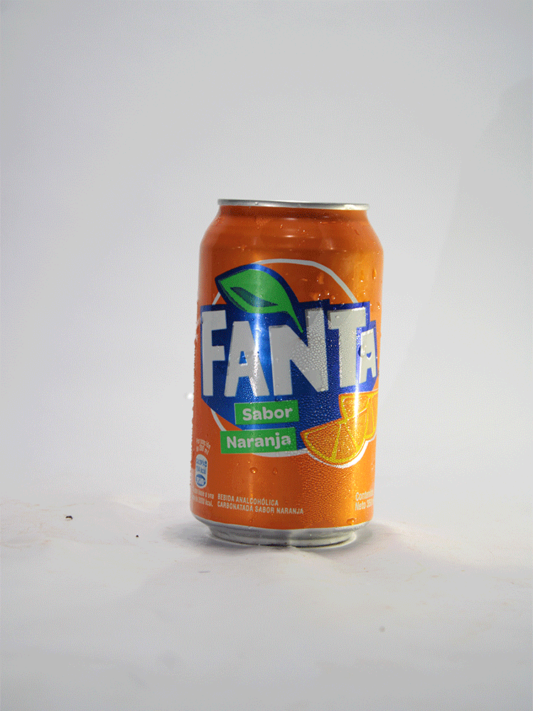 Fanta en Lata Sabor Naranja 350 ml.
