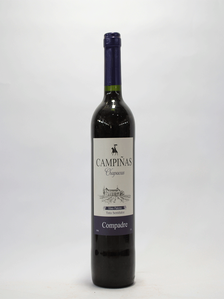 Vino Tinto Semidulce Campiñas Chapacas
