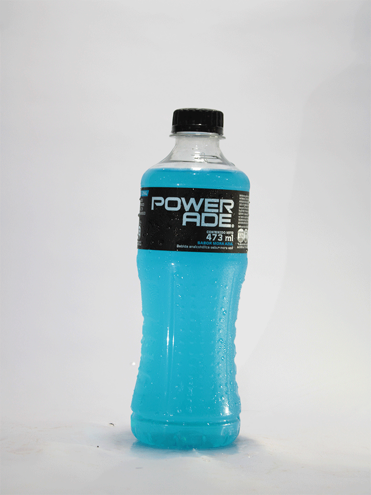 Power Ade Sabor Mora Azul 473 ml.