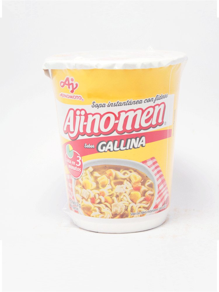 Ramen Ajinomen Gallina en Vaso