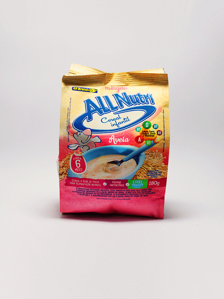 Cereal Infantil de Aveia All Nutri 180 Gr.