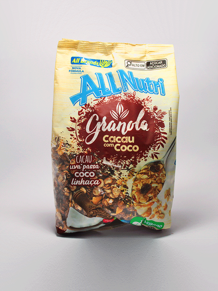 Granola de cacao com coco All Nutri 500 Gr.