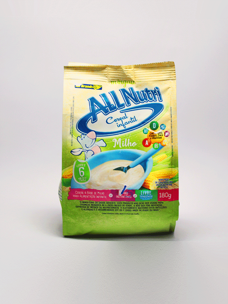 Cereal Infantil de Milho All Nutri 180 Gr.