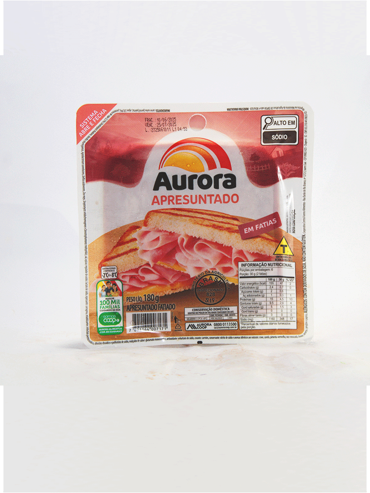 Apresuntado Aurora 180 Gr.