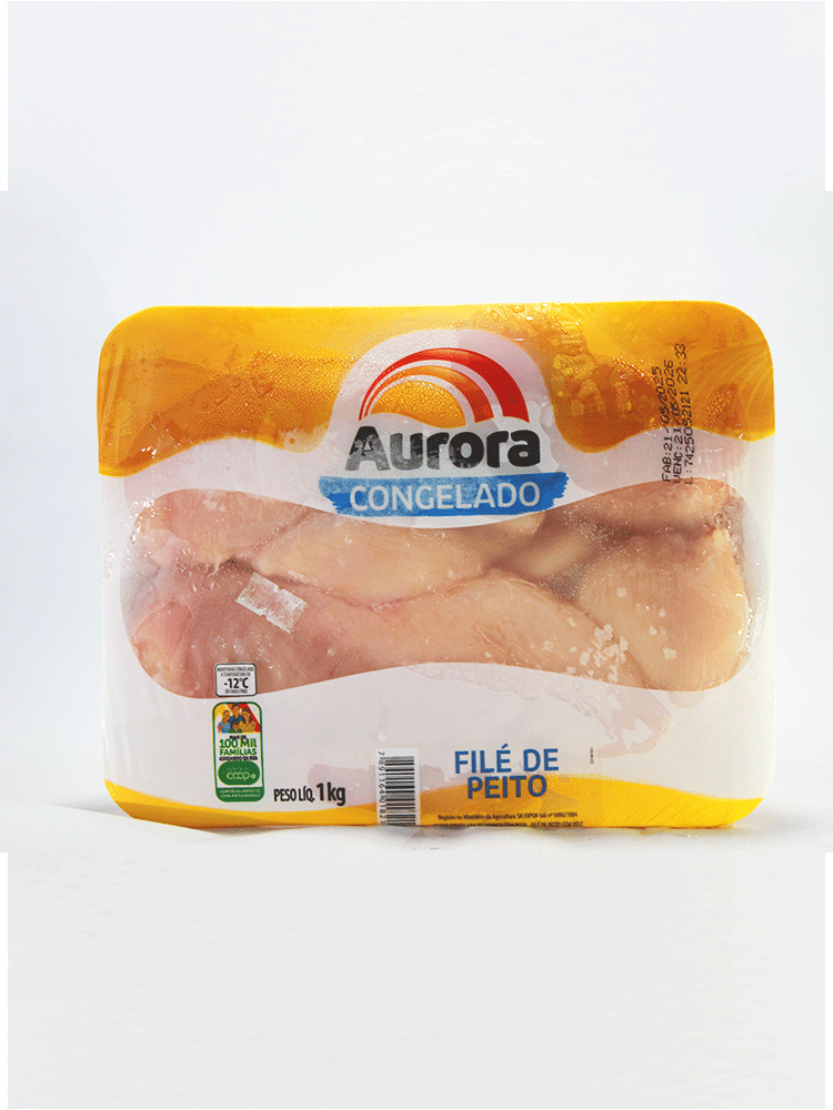 Filé de Peito Congelado Aurora el Kilo 80 Bs