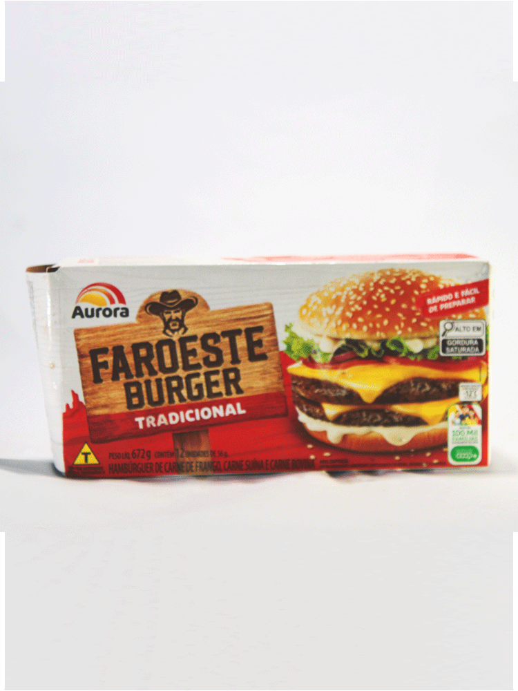 Hamburguesas Faroeste Aurora 672 Gr.