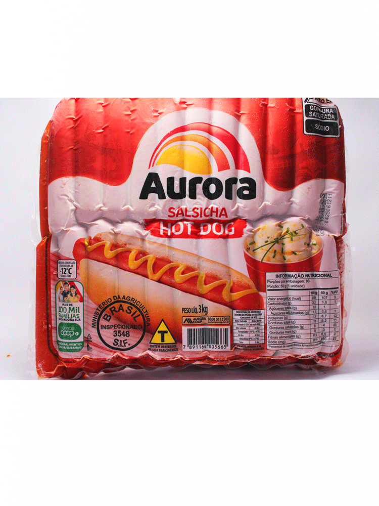Salsicha Aurora por Kilo 45