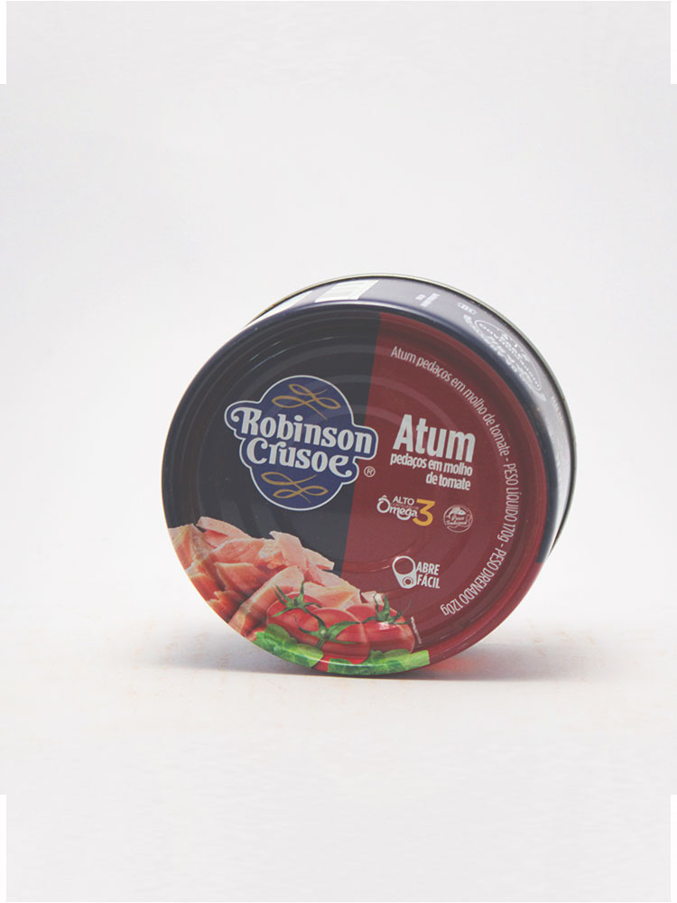 Atún Robinson Crusue Pedaços de Tomate 170 Gr.
