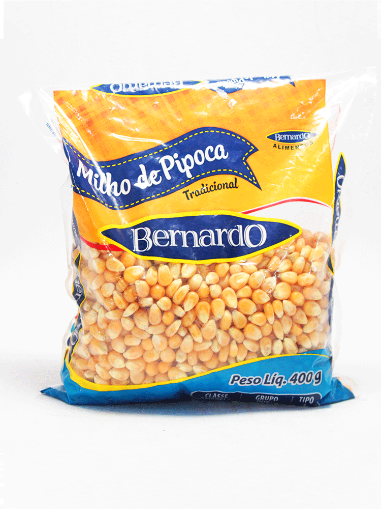 Milho para Pipoca Bernardo 400 Gr.