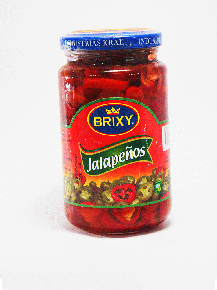 Jalapeños Rojos Brixi 350 Gr.