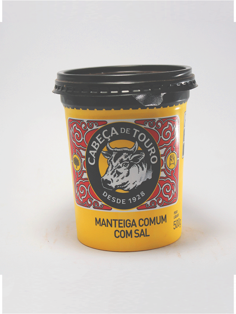 Manteiga Común Cabeça de Touro 500 Gr.