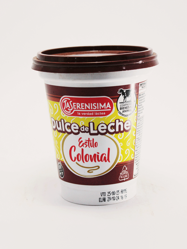 Dulce de Leche Estilo Colonial 400 Gr.
