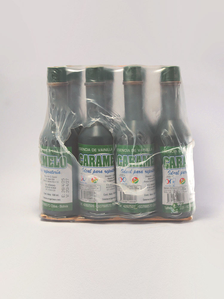 Esencia de Vainilla Caramelo 12 Unidades