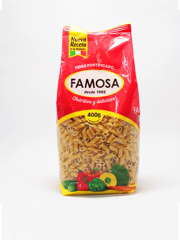 Fideos Tubo Z Famosa 400 Gr.
