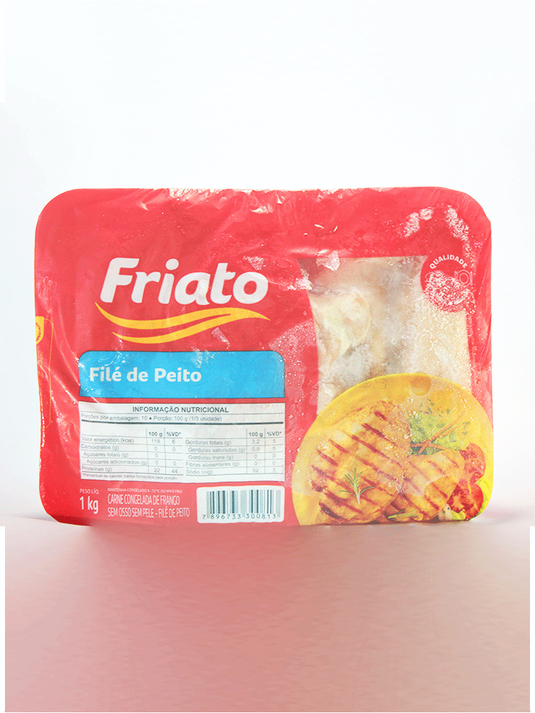 Filé de Peito Friato el Kilo 80 Bs