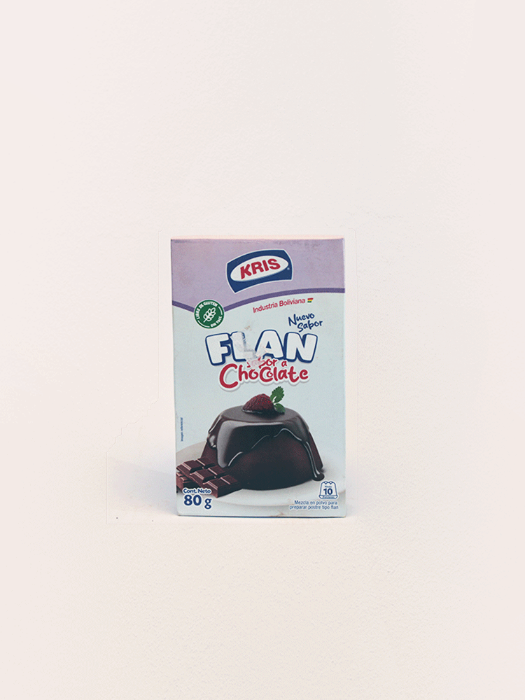 Flan de Chocolate Kris 80 Gr.
