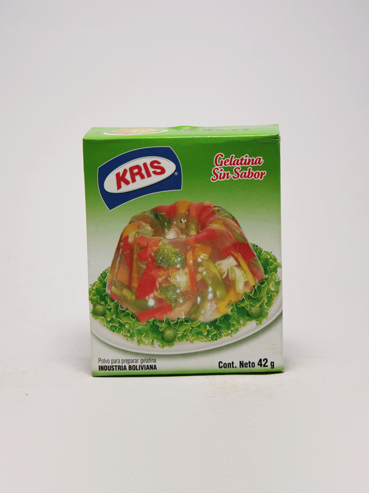 Gelatina sin sabor Kris 42 Gr.