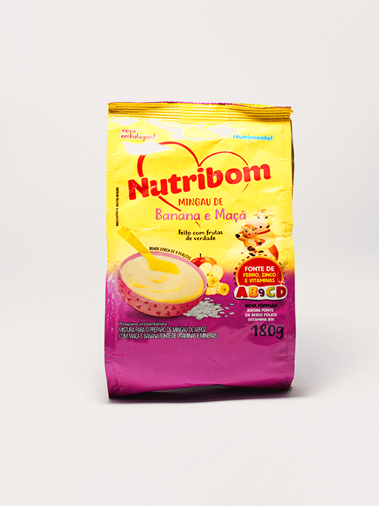 Cereal Banana e Maça Nutri Bom 180 Gr.