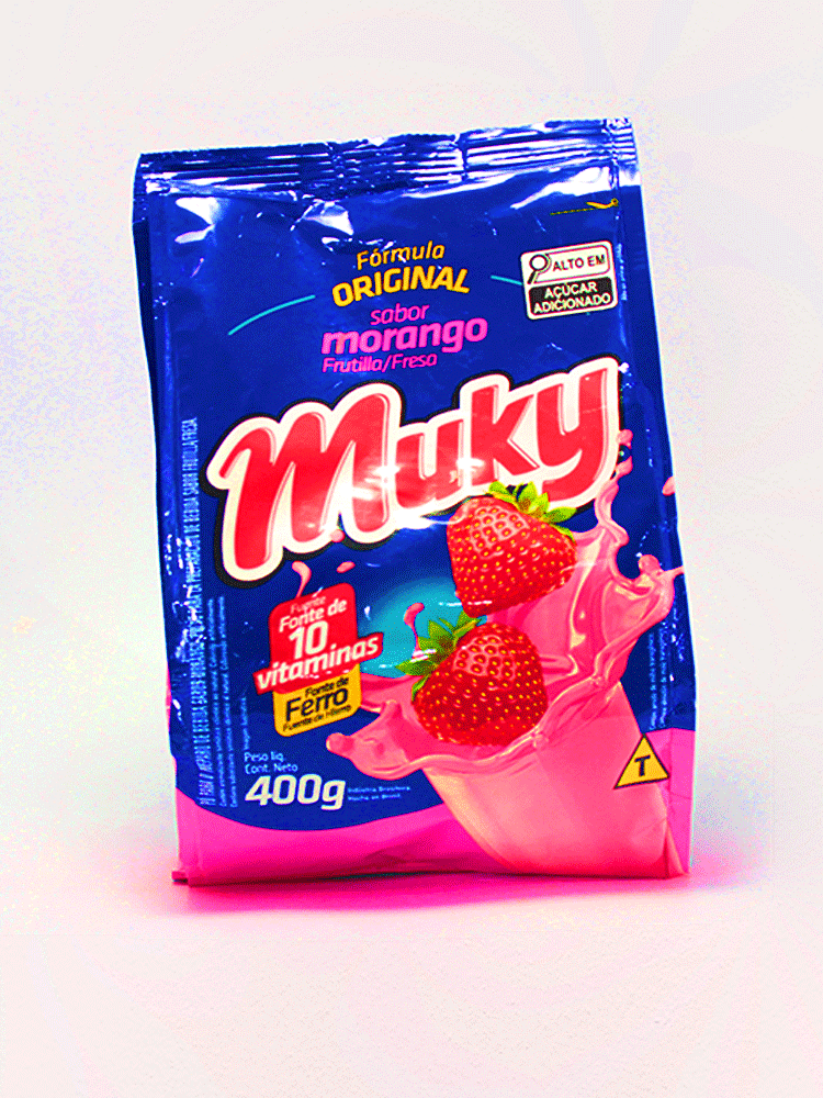 Chocolate Muki Morango 400 Gr.