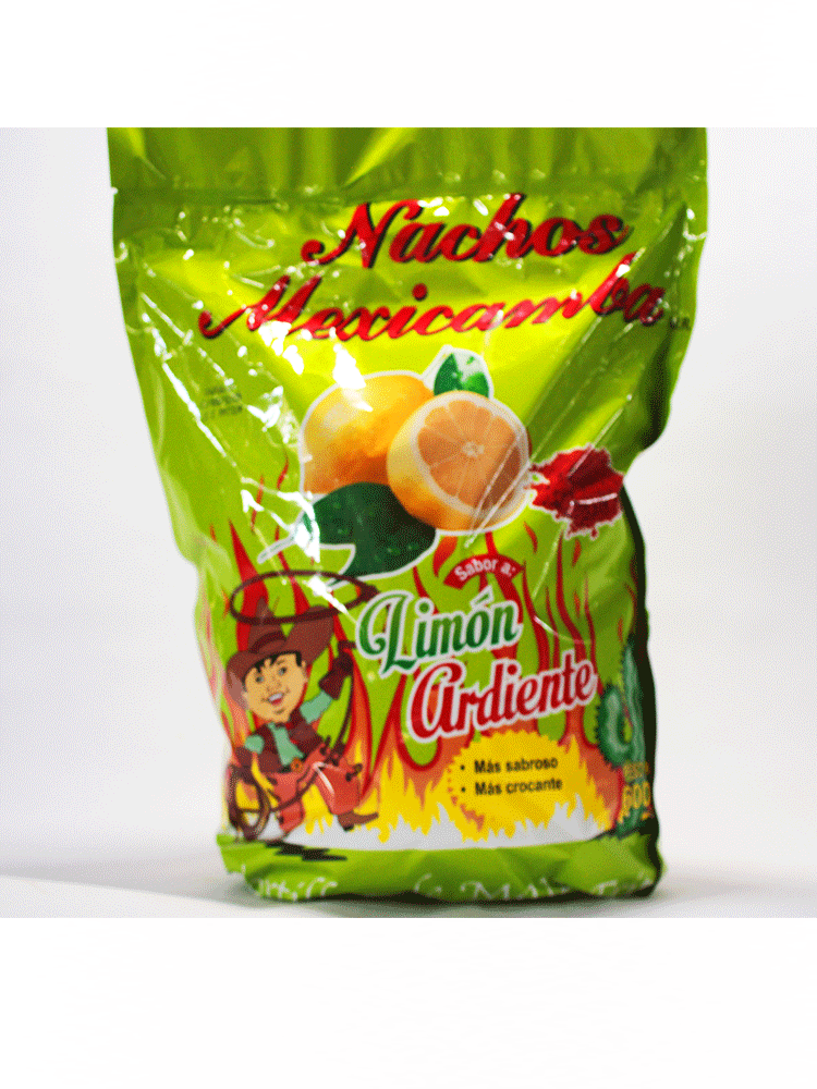 Nachos Limón Ardiente Mexicamba 600 Gr.