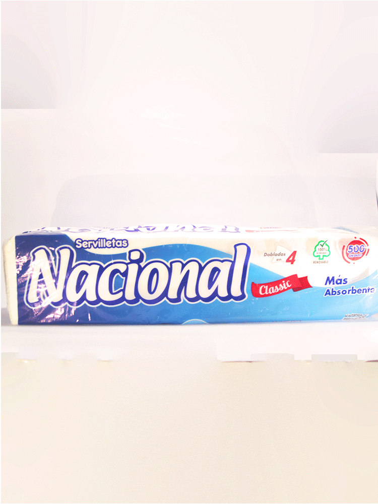 Servilleta Nacional 500 unidades