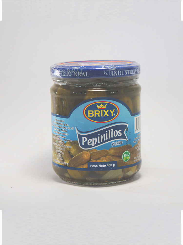 Pepinillos Pickes Brixi 450 Gr.