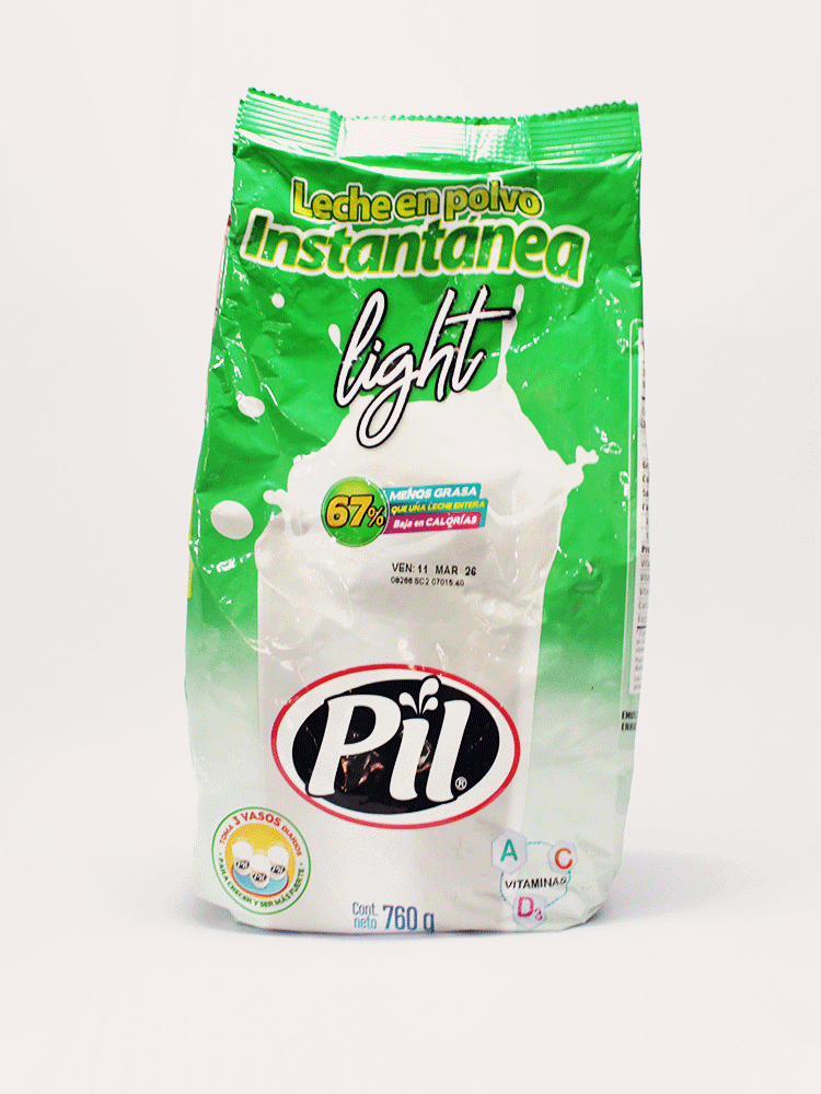 Leche Light en Polvo Pil 760 Gr.
