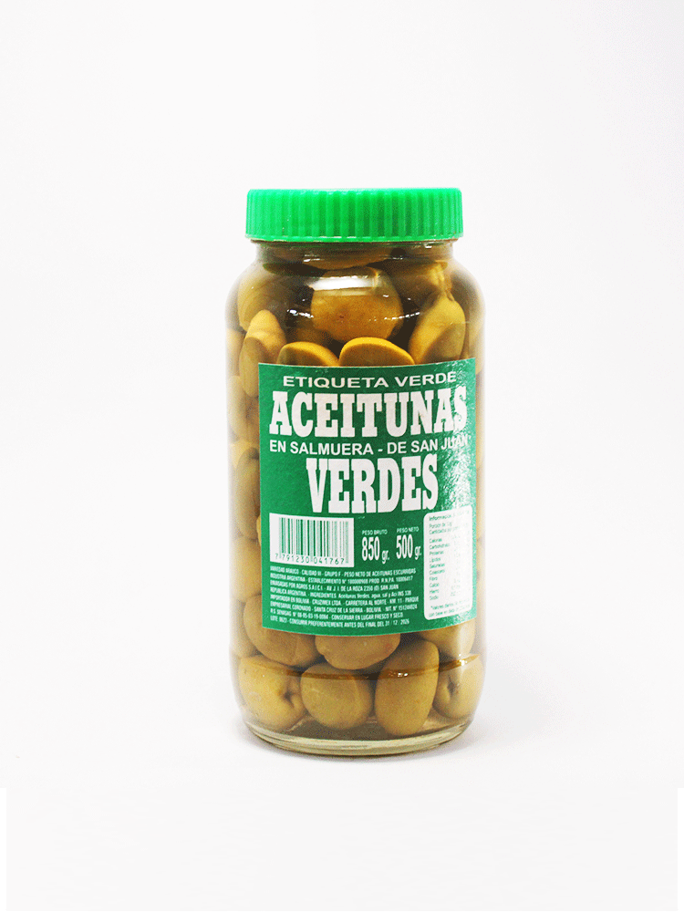 Azeitonas de San Juan en Salmuera 850 Gr.