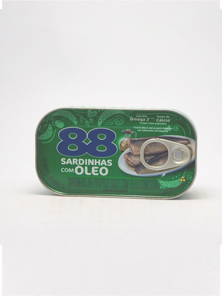 Sardinha 88 com Òleo 125 Gr.