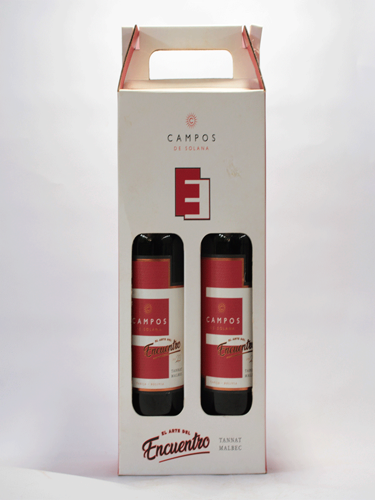 Vino Tannat Malbec Encuentro Campos de Solana 750 ml