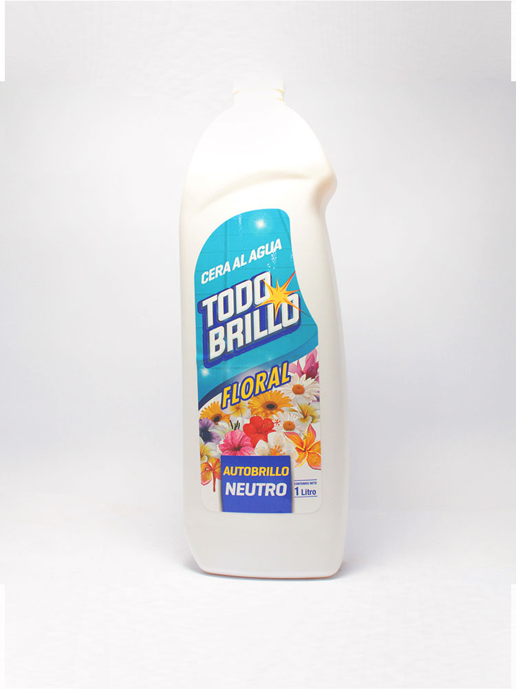 Cera al agua Floral 1Lt. Todo Brillo