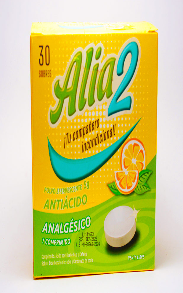 Polvo Efervecente 5 Gr. Alia2 30 Sobres