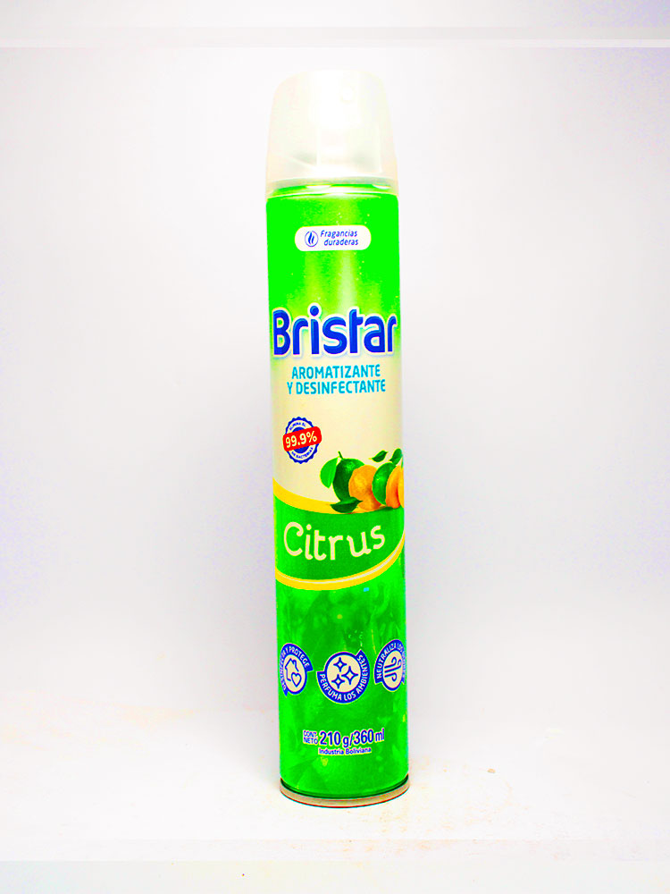 Ambientador Citrus Bristar 360 Ml.