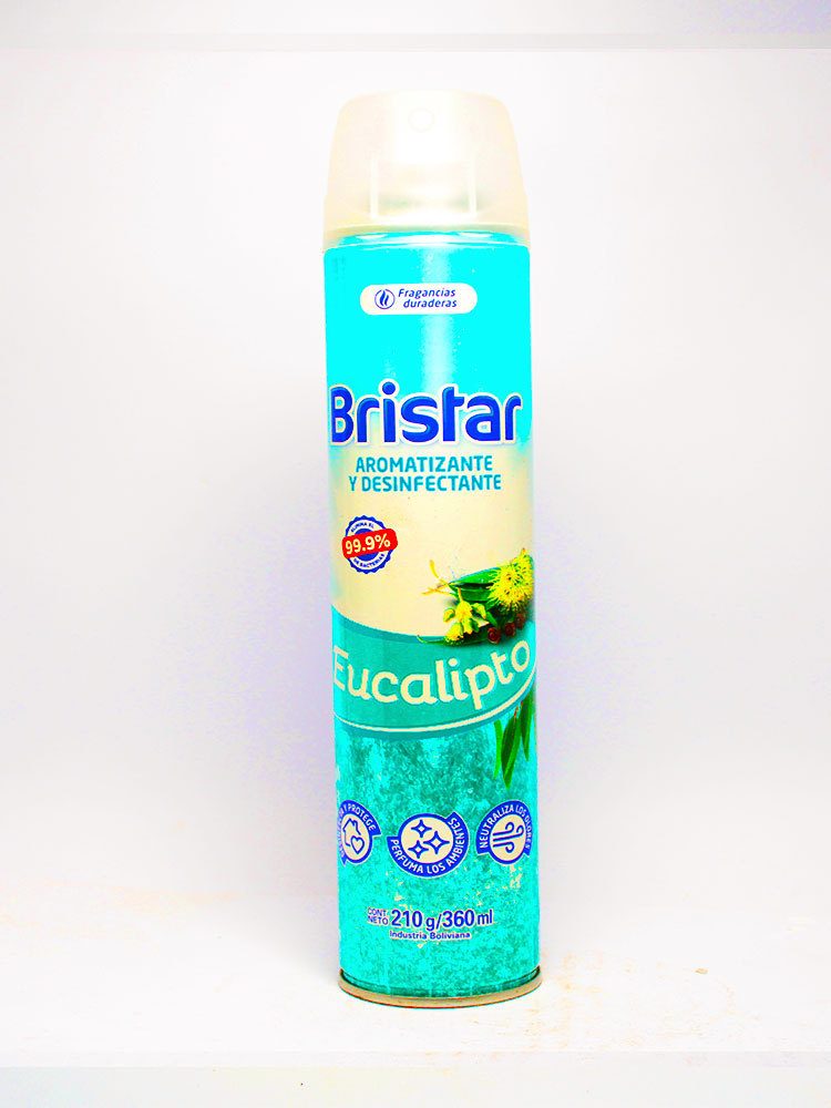 Ambientador Eucalipto Bristar 360 Ml.