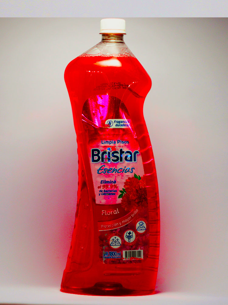 Limpia Pisos Floral Bristar 1.8 Lt.
