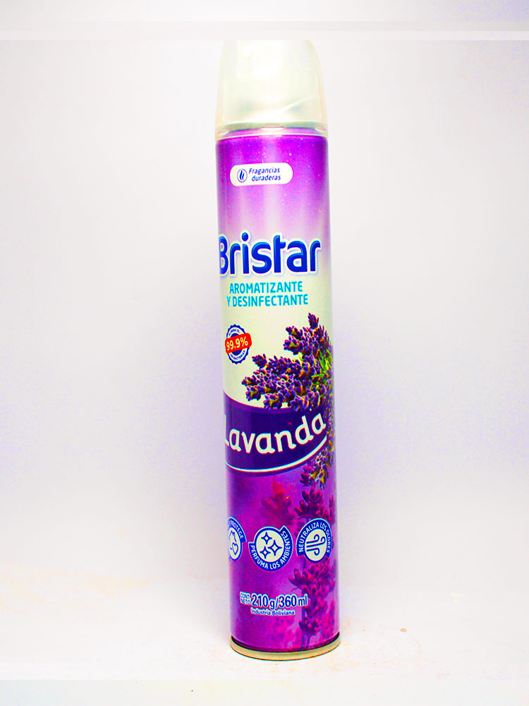 Ambientador Lavanda Bristar 360 Ml.