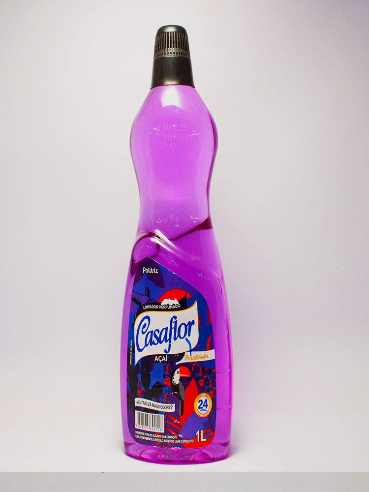 CASAFLOR-1L-ACAI Limpiador Desinfectante Açaí Casaflor 1Lt.