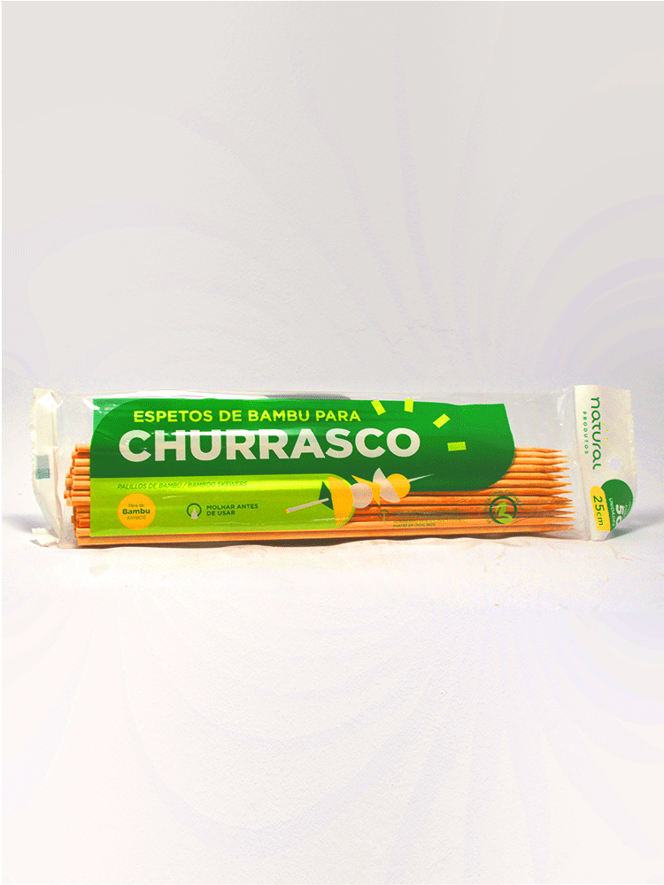 Palillos de Bambú Churrasco (50 Unidades)
