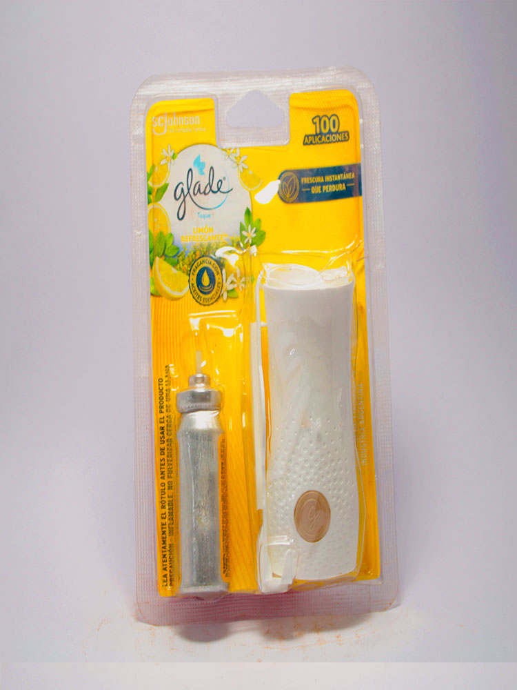 Ambientador de Baño Glade Jhonson Limón 100 Aplicaciones