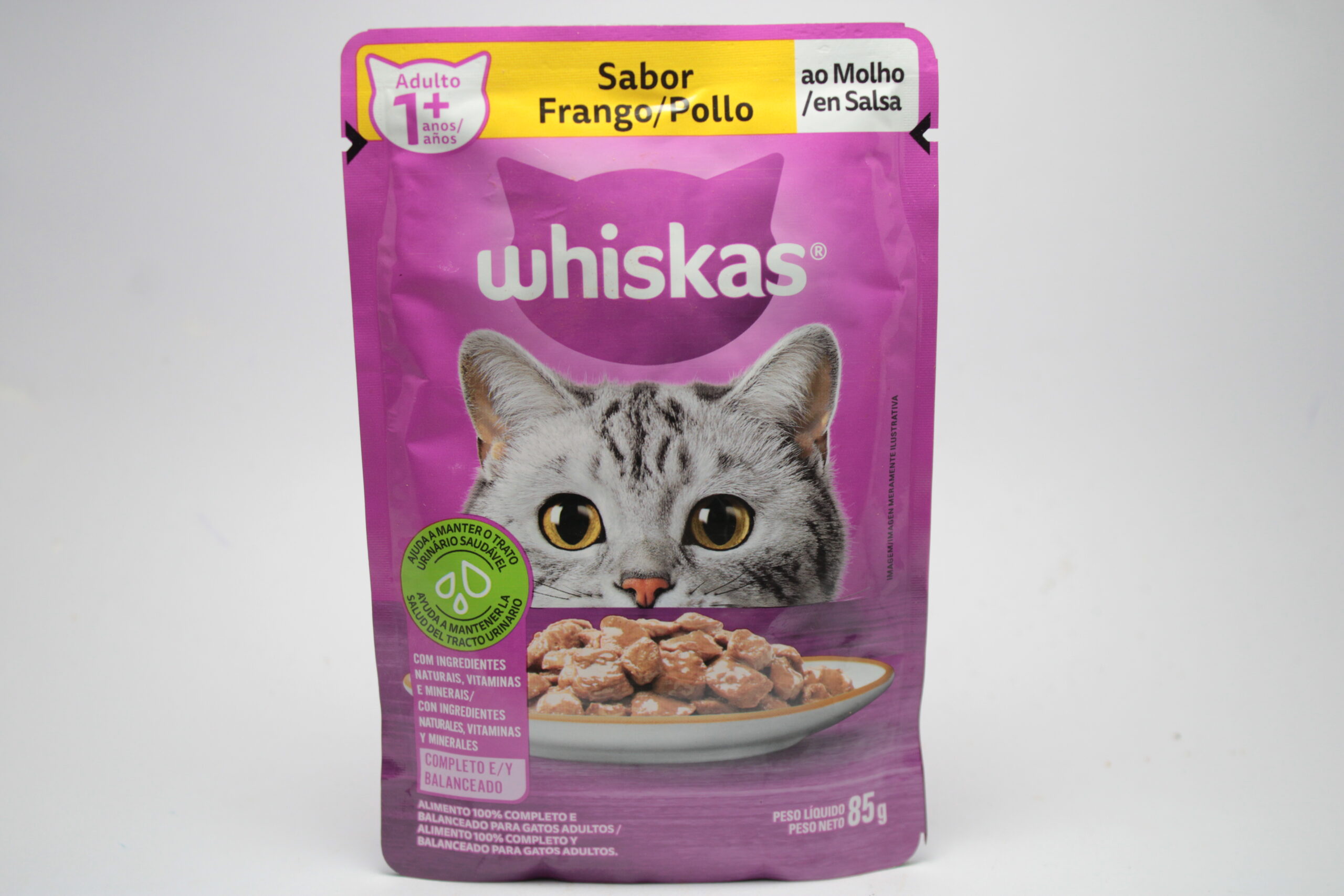 Alimento Balanceado para Gatos Adulto Pollo Whiskas 85 Gr.