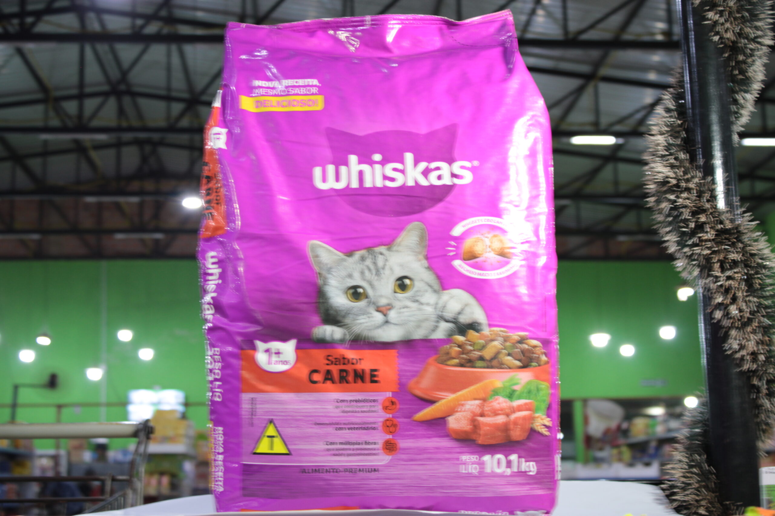 Alimento Balanceado para Gatos Nuggets Carne Whiskas por KILO