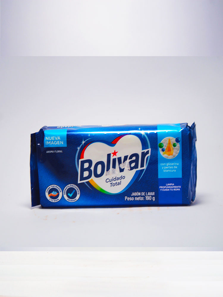 Jabón Bolívar Cuidado Total 190 Gr.
